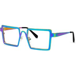 VOOGLAM Stylish Rectangle Blue Light Blocking Glasses for Women Anti UV Eyestrain Eyewear Cairbre in Saudi Arabia