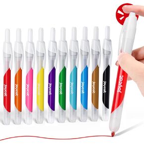 JoyCat Click Washable Markers with Retractable Tips, 20 Colors Non-Toxic Markers Set for Toddlers Kids, Ideal Art Supplies and Christmas Gifts for Kids