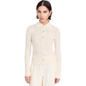 Vince Women's Textured Floral Button Up