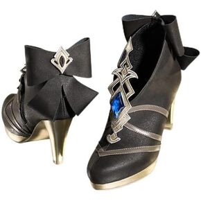 KIRA KIRA Genshin Impact Navia Cosplay Shoes DokiDoki-SR Fontaine Cosplay Clorinde Navia High Heeled Shoes