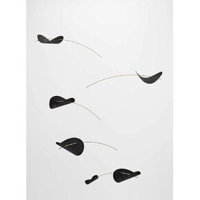 Drifting Clouds, Black - 158s - 39 Inches - Beech Wood and Stainless Steel - Handmade in Denmark by Flensted
