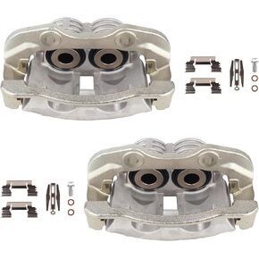 Autoround 18B4764 18B4765 Rear Disc Brake Caliper Assembly with Bracket fit for 2000-2007 Chevy, GMC, Cadillac- Tahoe/Yukon/Escalade/Silverado 1500/Sierra 1500, Both Driver Passenger Side
