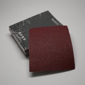 1/4 Sandpaper Sheet,4-1/2"*5-1/2" P180,red Aluminum Oxide 50PACK