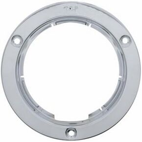 United Pacific 20549 - Clearance Light Bezel - Stainless Steel Mounting Bezel For 4" Round Light (Card)