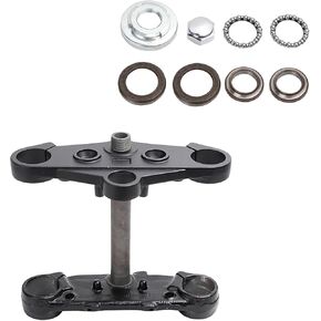 Motorcycle Steering Stem + Upper Connection Plate in Heavy Iron Material Come with Bearing Seal Kit Compatible with Honda Grom Msx 125 2017-2020