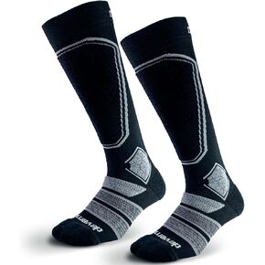2 Pairs Merino Wool Ski Socks, High Performance Snowboard Socks
