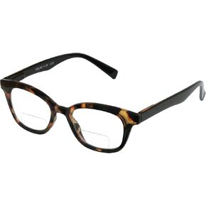Abyss22 Reading Glasses, Spring Hinge, Bifocal readers for Women and Men (Demi Grey, 2.75)