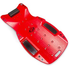 AFF Mechanic Creeper XL Super Duty - 6 Wheel - Ergonomic - Padded Headrest - 47"L x 23.6"W x 4.7" H - 3908