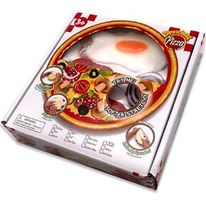 Stretcheez Hamburger - Play Food for Kids - Stretchy Pretend Food & Toppings - Mix & Match - Collect Them All - Works with Role Play Kitchens - Twelve Assorted Sets Available for Boys & Girls