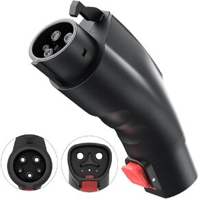 Tesla to J1772 Charging Adapter Max 60A, 250V J1772 EVs Adapter to Tesla Charger, Compatible with Tesla High-Powered Connectors, Destination/Mobile Chargers