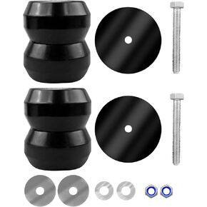 Bump Stops, Suspension Enhancement System Fit for Chevy Silverado 1500 GMC Sierra 1500 1999-2021 Replace Gmrck15s, Rear Suspension Rubber Air Helper Spring Kit Weight Capacity 8600 lbs 2 Pcs