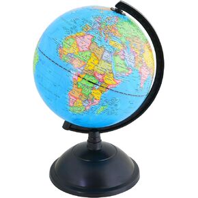 EXERZ 8" World Globe - Political Map Educational - English