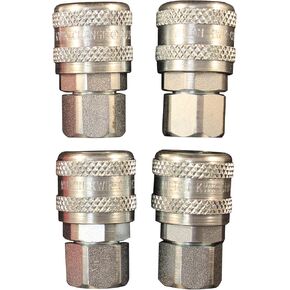 ميلتون S-775-4 1/4" FNPT A Style Coupler - عبوة من 4 قطع