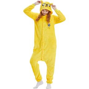 Unisex Adults Costumes Cosplay Dog Onesie Pajamas Yellow