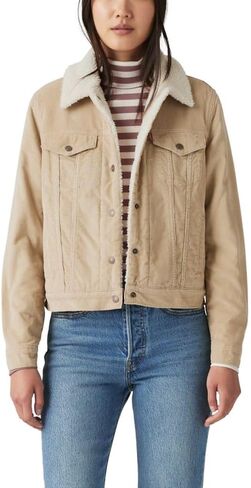 Levi's Women's Original Sherpa Trucker Jackets (Also Available in Plus) in Saudi Arabia