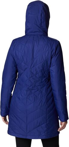 Columbia Women's Heavenly Long Hooded Jacket, Dark Sapphire, Large in Saudi Arabia