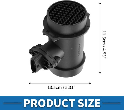 MAF Sensor Assembly No.281002Y100 MAF Mass Air Flow Sensor for Kia Spectra 1.8L 2002-2004 Plastic Black in Saudi Arabia