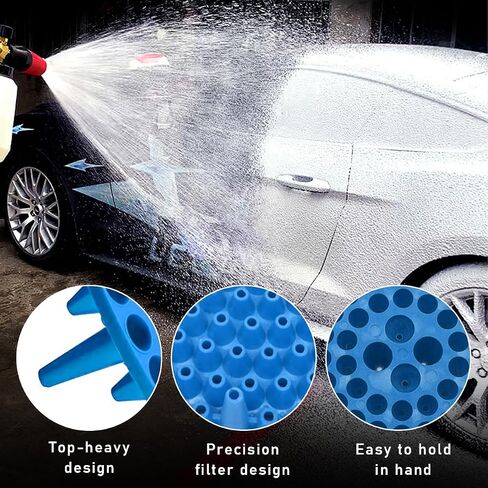 Dirt Trap Car Wash Bucket Insert, 10.2" Diameter Innovative Particle Interceptor for Car Wash, Automotive Wash Filter Removes Debris While You Wash, Car Accessories (Blue) in Saudi Arabia