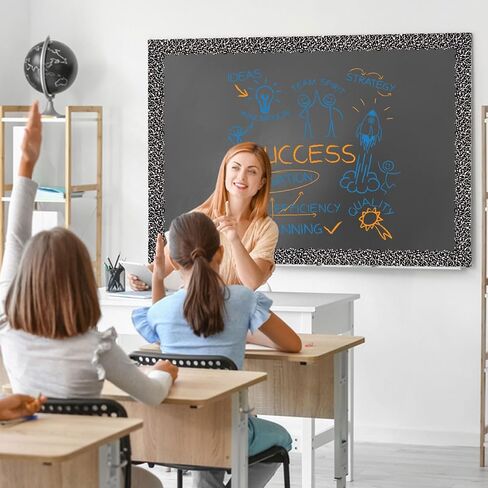 حواف لوحة اعلانات بطباعة جلد الفهد بطول 99 قدم، حواف صدفية، حواف بتصميم منقط على شكل جلد الفهد والفصول الدراسية ورحلات السفاري وديكور حفلات العودة الى المدرسة، 3 بكرات in Kuwait