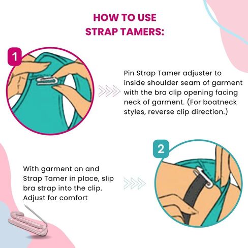 3 Pack Bra Strap Holder - Bra Strap Clip - Bra Clips For Straps - Straps With Clips For Bra Straps - Bra Holder - Clothing Clips - Bra Clip - Bra Lifters For Women - Noel & Co. in Saudi Arabia