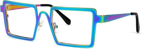 VOOGLAM Stylish Rectangle Blue Light Blocking Glasses for Women Anti UV Eyestrain Eyewear Cairbre in Saudi Arabia
