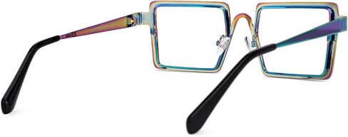 VOOGLAM Stylish Rectangle Blue Light Blocking Glasses for Women Anti UV Eyestrain Eyewear Cairbre in Saudi Arabia