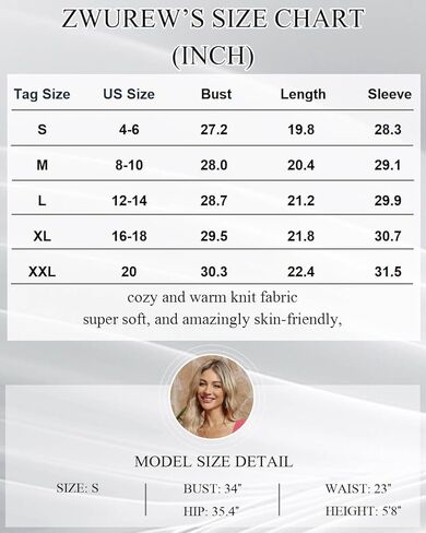 Zwurew Women's Y2K Bolero Shrug Sweater Knitted Long Sleeve Open Front Cropped Cardigan Fall Fashion 2024 in Kuwait