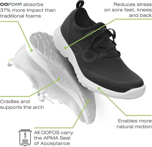 OOFOS OOMG Sport LS Shoe Black (M9) in Saudi Arabia