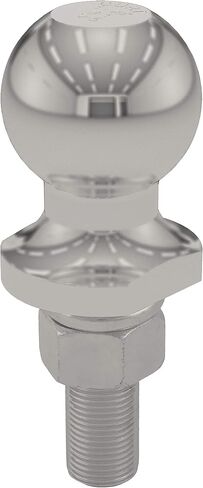 CURT 40050 Stainless Steel Trailer Hitch Ball, 2,000 lbs, 1-7/8-Inch Diameter, 3/4 x 2-1/8-Inch Shank in Saudi Arabia