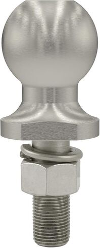CURT 40050 Stainless Steel Trailer Hitch Ball, 2,000 lbs, 1-7/8-Inch Diameter, 3/4 x 2-1/8-Inch Shank in Saudi Arabia