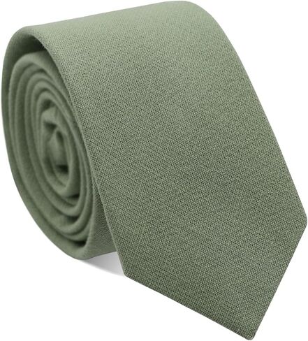 Boys Tie Cotton Kids Ties Solid Color Tie for Boys Necktie Self-Tie for kids in Saudi Arabia