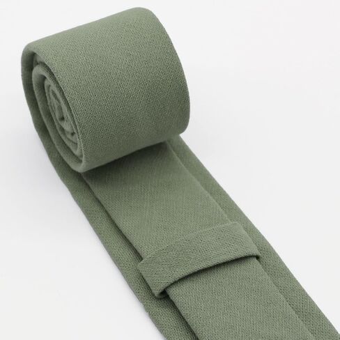 Boys Tie Cotton Kids Ties Solid Color Tie for Boys Necktie Self-Tie for kids in Saudi Arabia