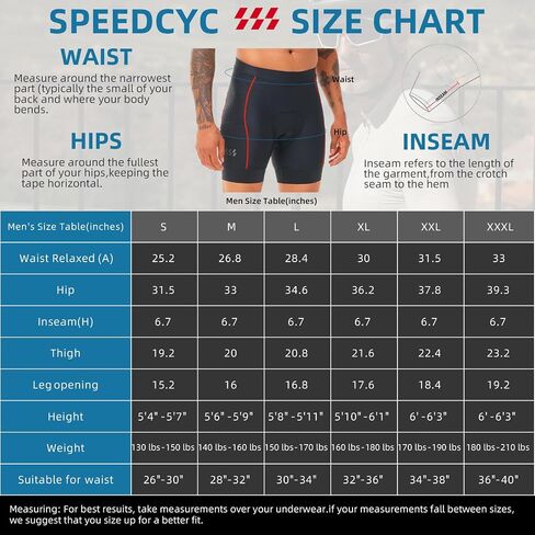 Men’s Cycling Underwear Bike Shorts 4D Padded Bicycle MTB Liner Shorts Pocket with Anti-Slip Leg Grips in Saudi Arabia