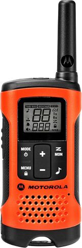 Motorola Solutions, Portable FRS, T270, Talkabout, Two-Way Radios, Rechargeable, 22 Channel, 25 Mile, Black W/Blue, 2 Pack in Kuwait