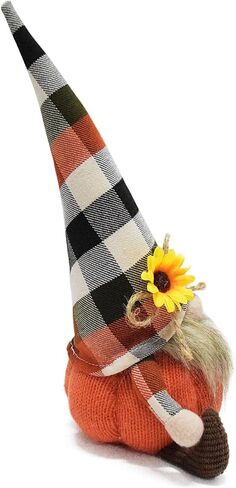 عيد الشكر المحشو اليقطين جنوم القطيفة، مهرجان الحصاد الاسكندنافي تومتي القزم الديكور للمنزل، زخرفة الخريف سقوط جميل سانتا جنوم الهدايا للأصدقاء والعائلة in Kuwait