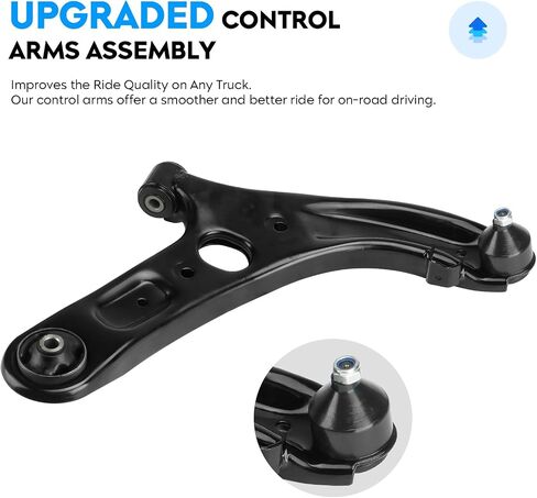 Front Lower Control Arm w/Ball Joint for Hyundai Elantra 2011-2016, Veloster 2012-2017, Driver & Passenger Side, 2Pcs Suspension Kit K622232 K622646 in Saudi Arabia