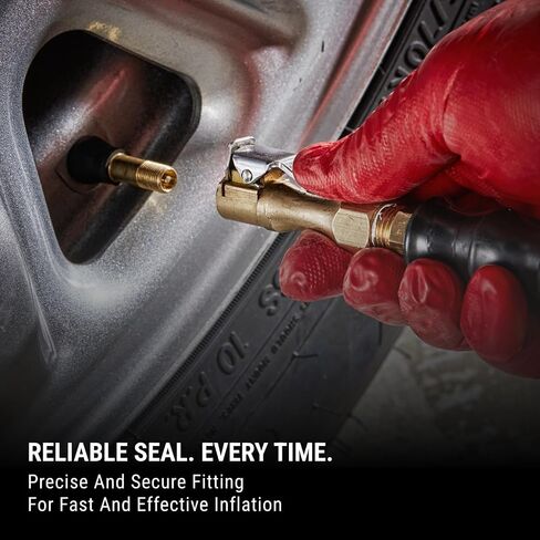 Milton EZ-Lock™ Euro Air Chuck, Heavy Duty Brass, 175 PSI, Open Flow - 4 Pieces in Saudi Arabia