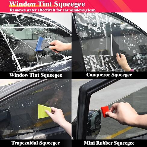 مجموعة تظليل النوافذ، أدوات تظليل النوافذ مع مسدس حراري، مجموعة أدوات تظليل النوافذ من الفينيل، أداة تثبيت فيلم الحماية لتظليل النوافذ، ممسحة اللباد، ممسحة تظليل النافذة in Kuwait