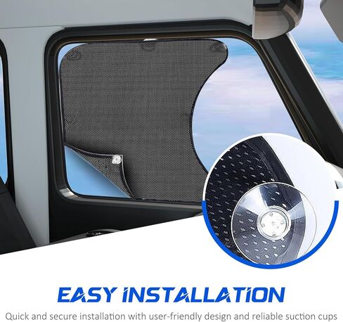 ظلال النوافذ الجانبية للشاحنات، حماية من الأشعة فوق البنفسجية للنافذة الجانبية، ملحقات نصف شاحنة داخلية، مناسبة لشاحنات Freightliner الدولية in Kuwait