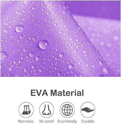 Rain Poncho Raincoats for Kids Reusable - 2 Pack EVA Waterproof Rain Coat with Hood Rain Jacket for Boys Girls in Saudi Arabia