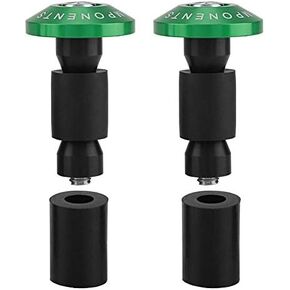 Handlebar End Cap, 22mm 7/8inch Motorcycle Handlebar End Slider Plug Caps for Racing ATV Offroad(Black)