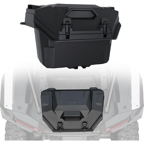 55QT Rear Cargo Box for Polaris RZR XP/XP 4 1000 2024, Water-Resistant Poly Storage Bin with Lockable Latches Storage Box for Polaris RZR XP/XP 4 1000 2024 Accessories, Replace #2884525