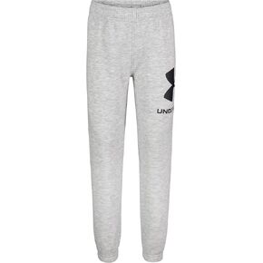 Under Armour Boy's Everyday Big Logo Joggers (Little Kids/Big Kids) Mod Gray 7 Big Kid