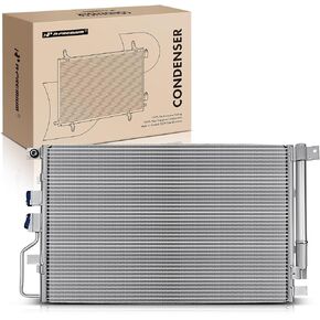 A-Premium Air Conditioning A/C Condenser Compatible with Chevrolet Equinox 2016-2017 & GMC Terrain 2016-2017, 2.4L 3.6L