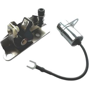 160-1183, 312-0246 Lawn Mower Points and Condenser Set for Onan B Series and John Deere Engines, OEM 1601183 and 3120246