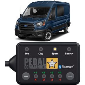 PEDAL COMMANDER for Ford Transit 2014+ Throttle Response Controller Fits: 4th Gen, 150, 250, 350, Connect, XL, XLT, Titanium, 2.0L 2.2L 2.3L 2.4L 3.2L 3.5L 3.7L Ford Transit Accessories