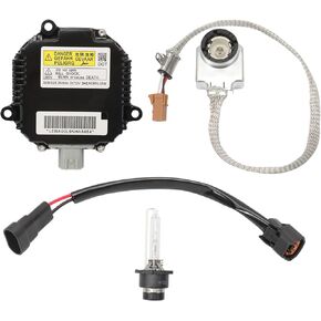 Xenon HID Headlight Ballast Control Unit with Igniter & D2S Bulb for Nissan Altima, 350Z, 370Z, Maxima, Murano, Rogue, Infiniti G35, G37, FX35, QX56 - Replace# 28474-8991A, 28474-89904, NZMNS111LAN