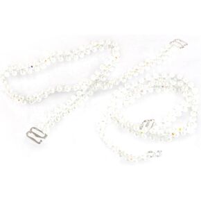 Imitation Glass Pearls Removable Bra Straps
