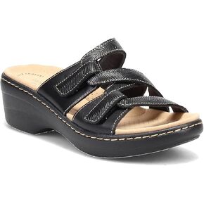 صندل Merliah Karli النسائي من Clarks، أسود، 8 ضيق