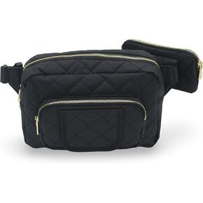Lion & Light Small Diaper Bag, Mini Diaper Bag with Portable Changing Pad, Fanny Pack Diaper Bag for Baby, Toddler Diaper Bags, Travel Diaper Bag, Crossbody Diaper Bag with Wipes Pocket